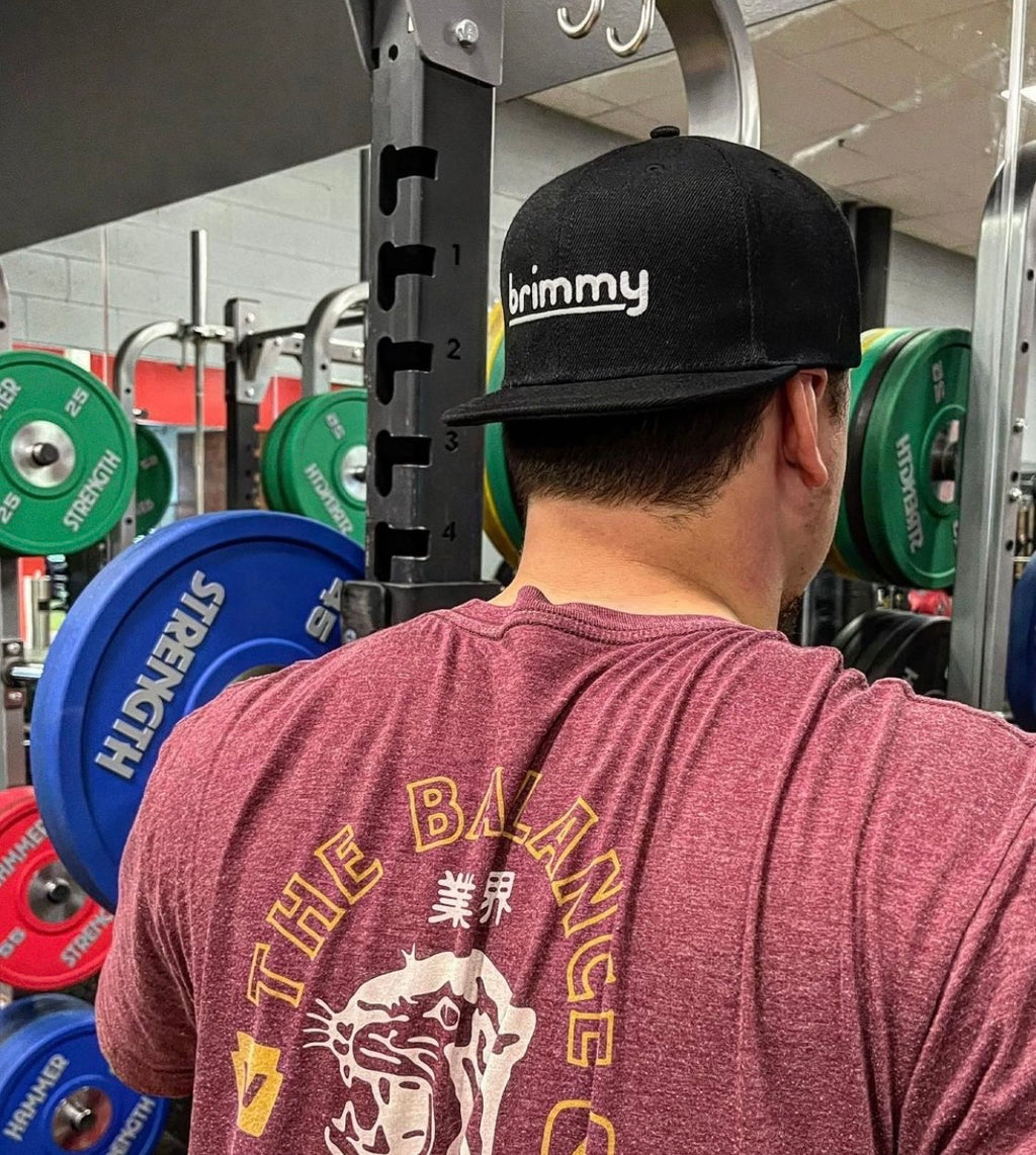 Short Brim Snapback - Classic Black -