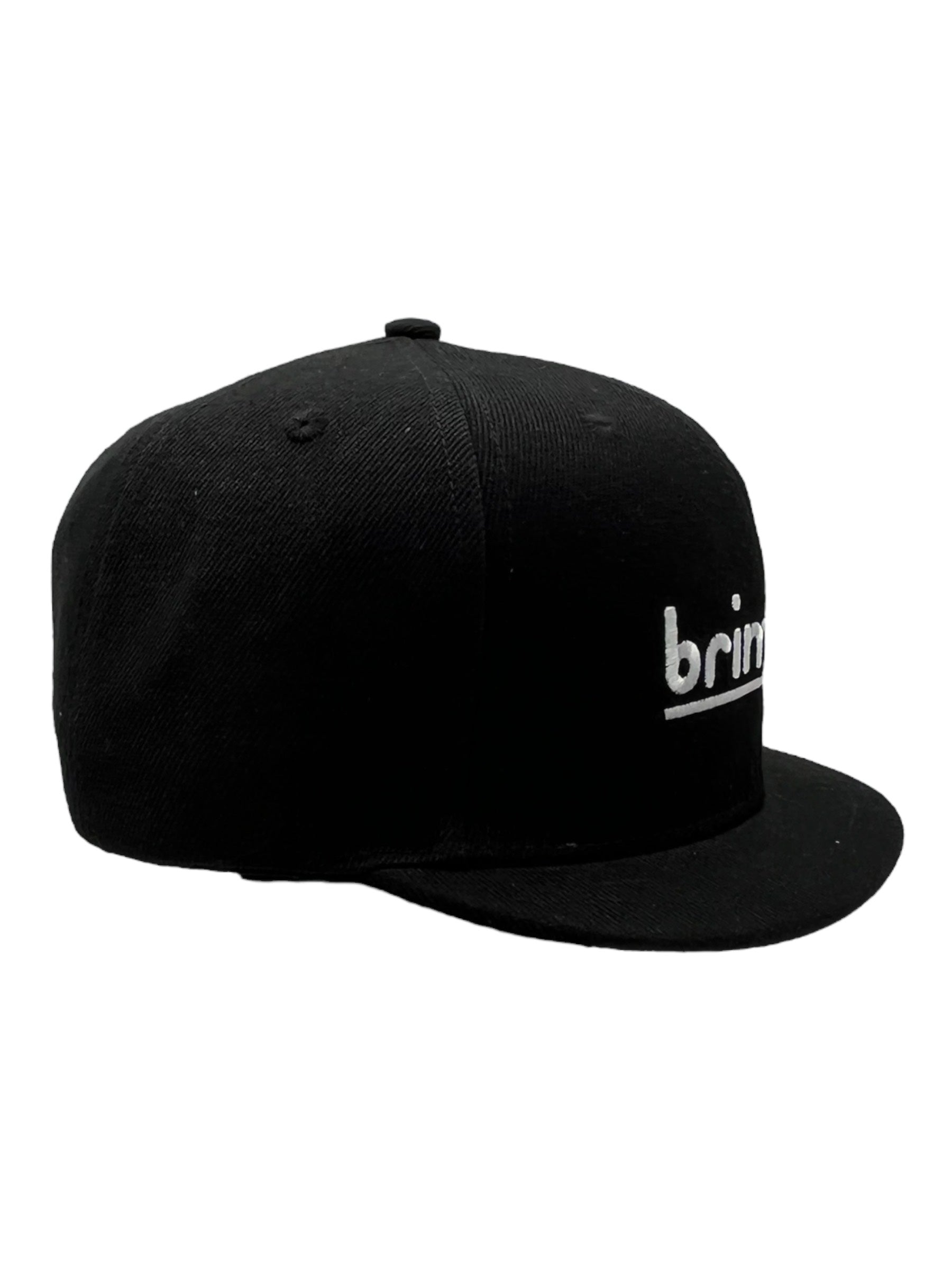 Short Brim Snapback - Classic Black - – Brimmy