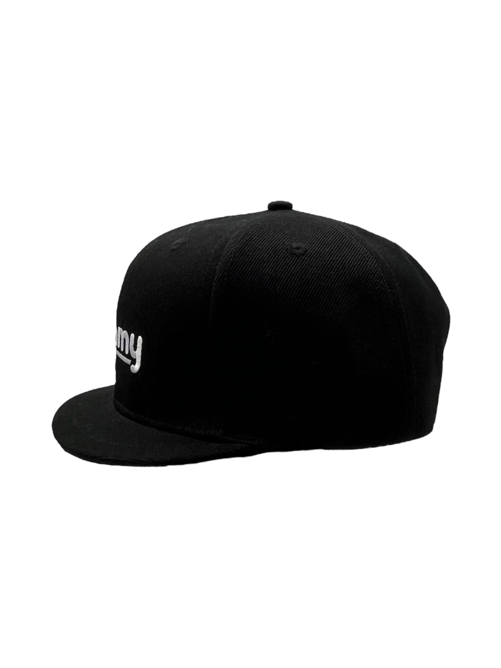 Short Brim Snapback - Classic Black -